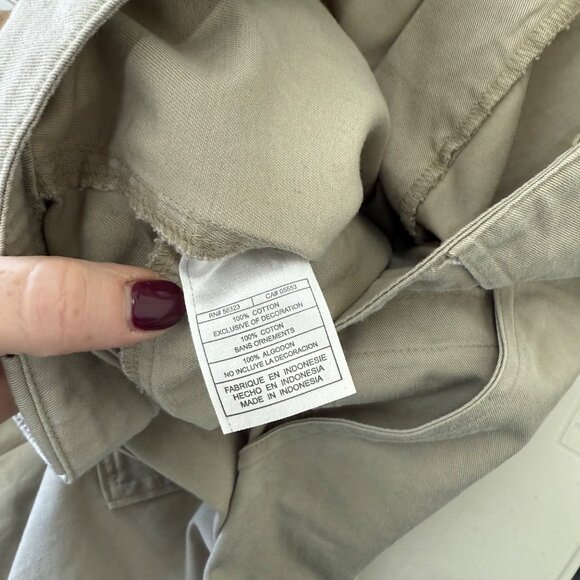 VTG Nike Khaki Tan Baggy Y2K Hip Hop Skater Streetwear Pocket Shorts Mens sz 42 - Picture 5 of 10